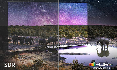 Freu dich auf satte und präzise Farben in 4K-Auflösung sowie sehr nuancierte Details, sichtbar gemacht durch die tiefen Kontraste. ¹³ ¹⁴ ¹⁵