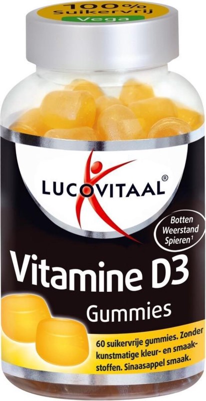 Lucovitaal Vitamin D3 Gummies Vegan 60pcs