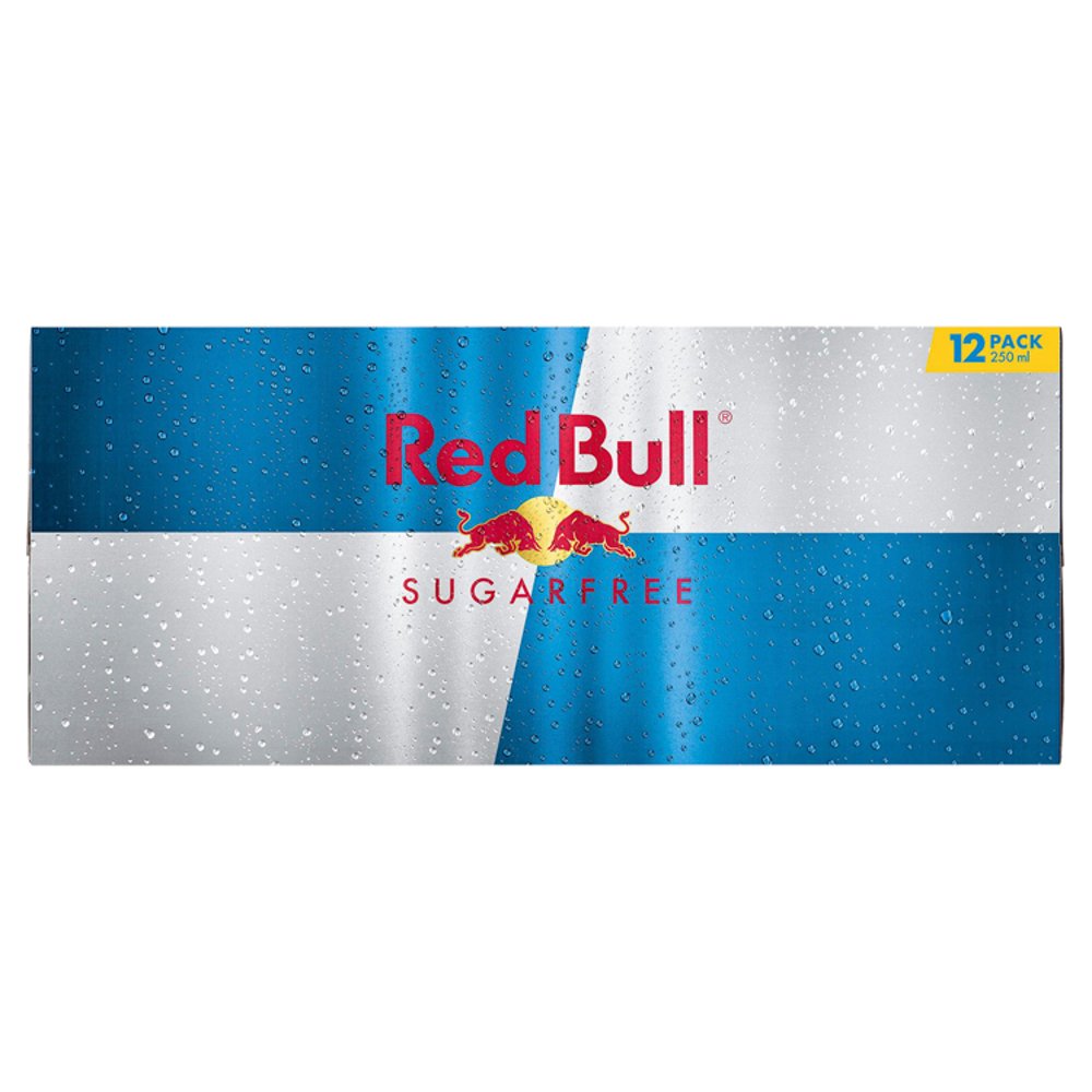 Red Bull Sugar Free 12 X 250ml