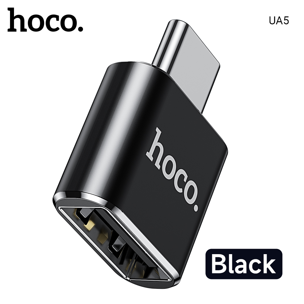 HOCO UA5 Type-C to USB converter black