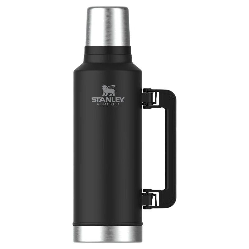 Stanley KLASSISCHE LEGENDÄRE FLASCHE XLARGE 2,0 qt /1,9 l Mattschwarz Kieselstein