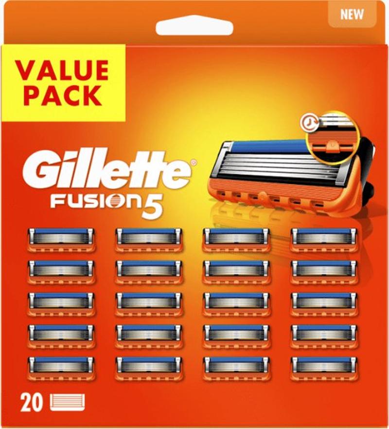 Gillette Lames de rasoir Fusion5 Big Pack 20 pièces