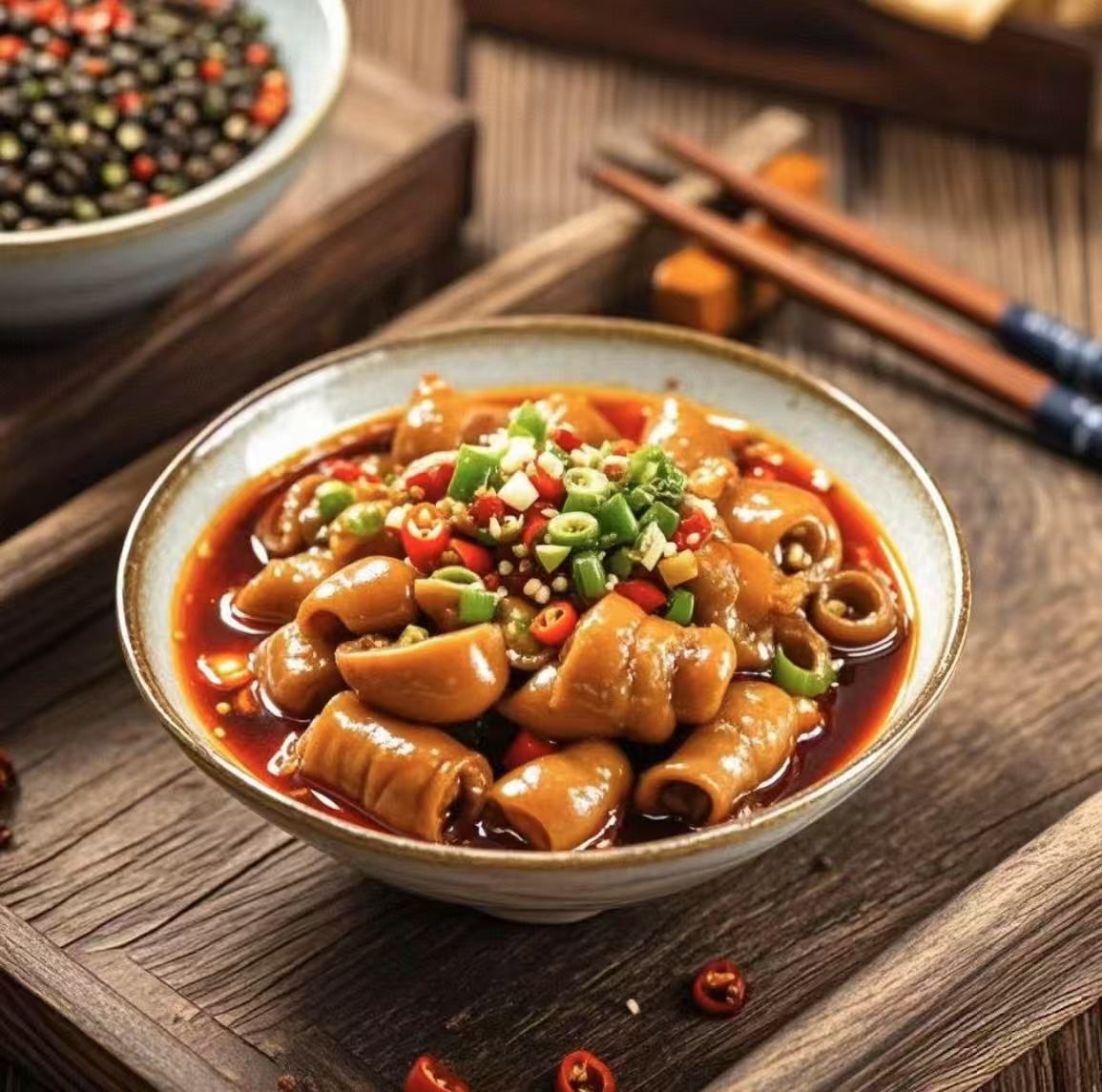 LA WEI JU Jiangyou Pork Intestine Cooked Spicy Flavour