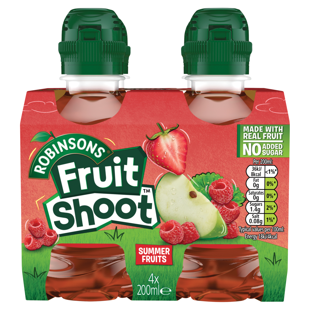 Robinsons Fruit Shoot Summer Fruits 4 X 200ml