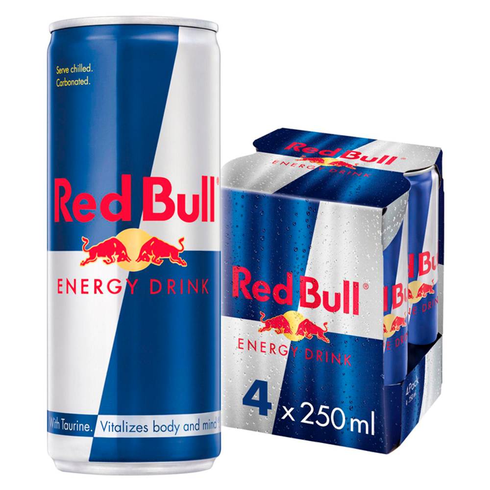 Red Bull Energy Drink 4 X 250ml