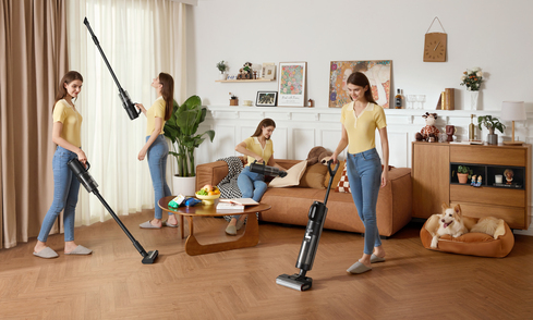 Aspiration sèche et humide 4 en 1
