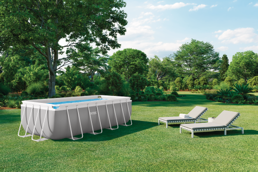 Our Prism Frame Pools provide optimal swimming space with backyard-enhancing aesthetics.