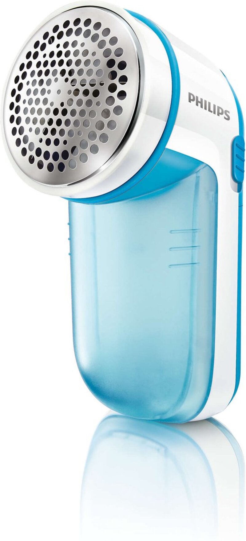 Philips Scheerapparaat voor stof - pluizenverwijderaar voor kleding, geschikt voor alle textielsoorten 2 Hoheneinstellungen, batteriebetrieben , blau (GC026/00)