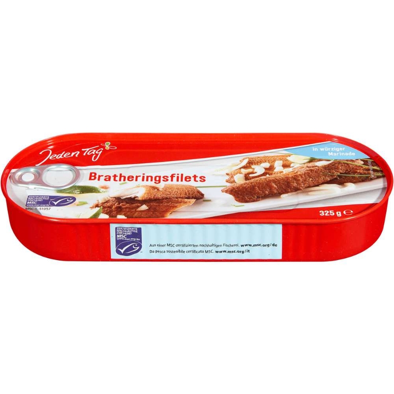 Jeden Tag Heringsfilet mariniert MSC 325g