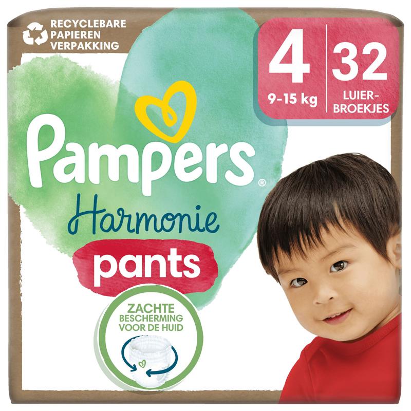 Pampers Harmonie Pants Size 4 Diaper Pants 9kg-15kg 32 pcs S4