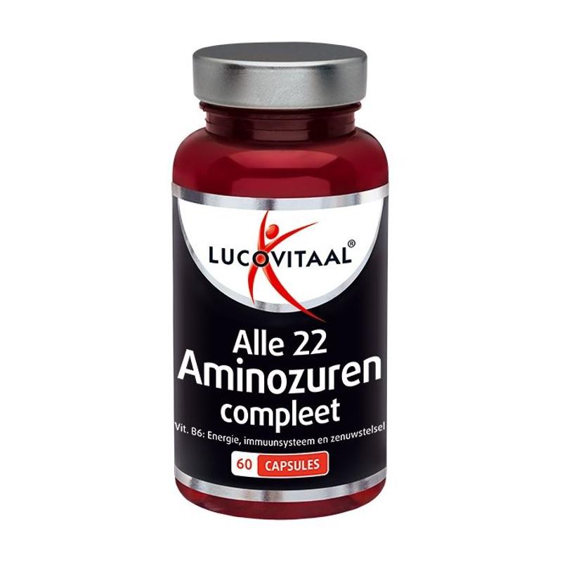 Lucovitaal Complete Amino Acids + B6 Capsules Energy Immune Support 60 Capsules