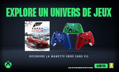 Exprime ton style, maîtrise chaque mouvement et plonge dans le jeu avec ta manette colorée.