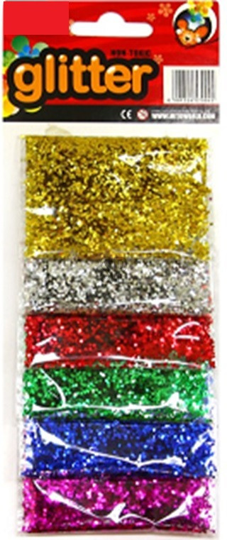 Glitter Set 2 Gram 6ass Clr