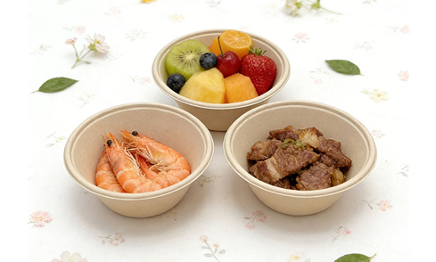 This bamboo bowl can be frozen or heated, with excellent temperature resistance ranging from -40 °C to 200 °C, perfect for diverse daily use. 