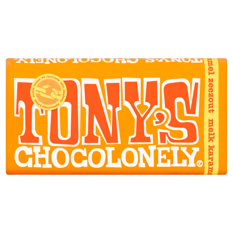 Tony's Chocolonely Lait Caramel Sel de Mer 180g