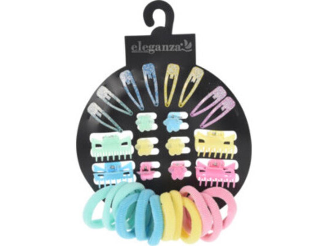Accessoires pour cheveux élastiques pinces à cheveux 30 pièces style aléatoire