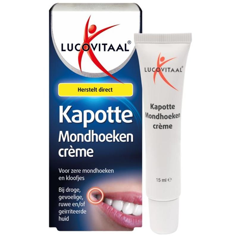 Lucovitaal Crème pour les coins cassés de la bouche 15 ml