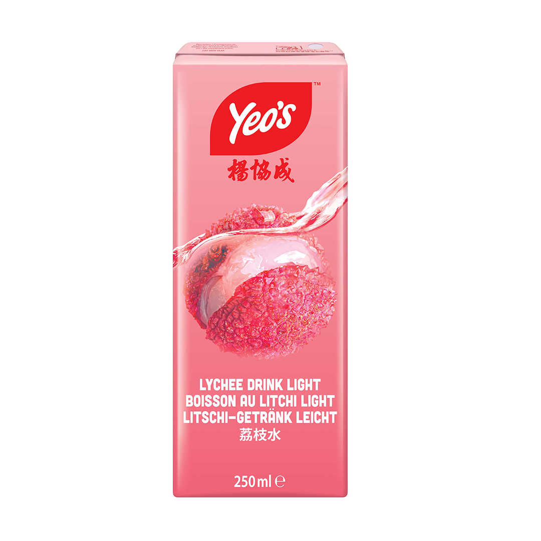 Yeo's Lychee Drink Light 250ml 杨协成 荔枝汁