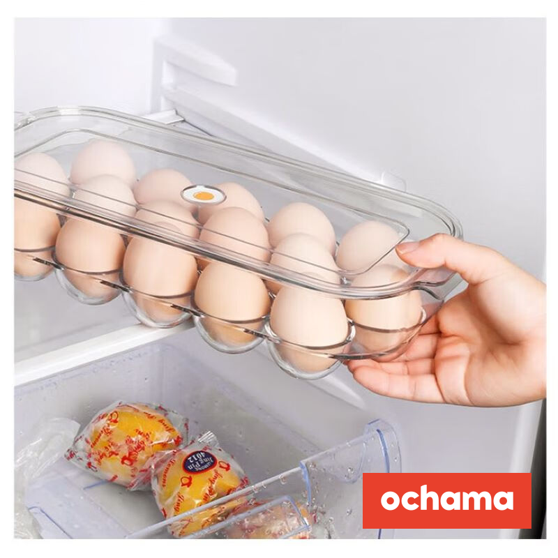 ochama 16-Grid Egg Storage Box