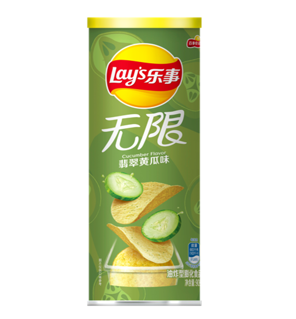 Chips de Pomme de Terre Lay’s - Saveur Concombre 90g