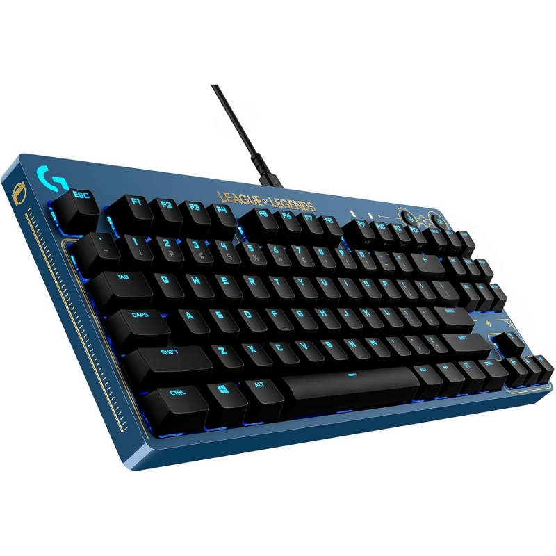Logitech G PRO Mechanical Gaming Keyboard – Wired – 87 Keys – League of Legends Hex Edition (HK)