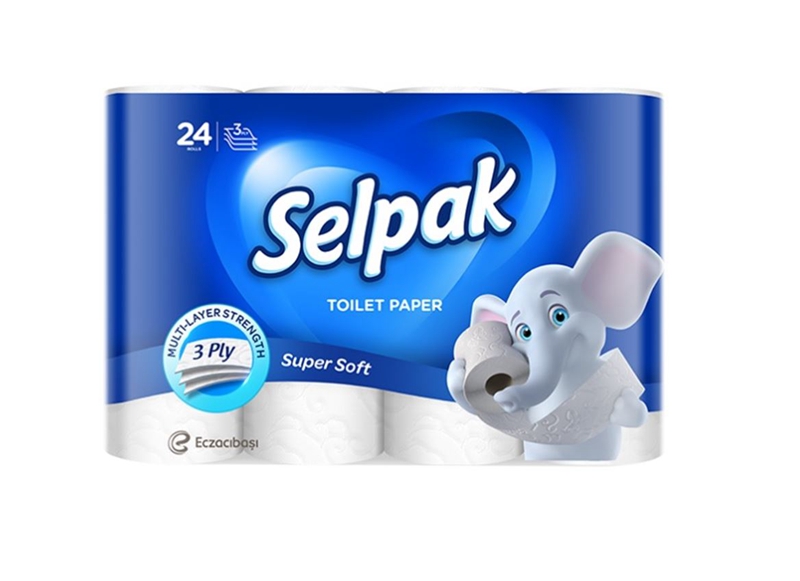 Selpak Papier toilette Selpak 8 rouleaux de luxe
