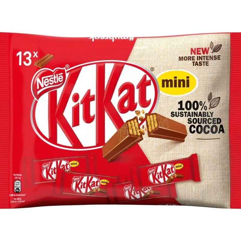 Kitkat Mini Schokolade 13 Stück 217g