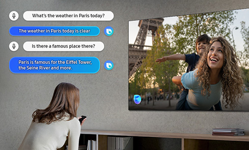 Der aktualisierte Sprachassistent Bixby hat jetzt noch mehr Intelligenz zu bieten – und damit mehr Komfort für dich.⁴ ⁵ ⁶ ⁷