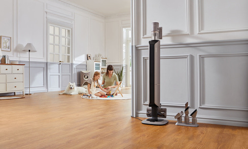 Aspirateur balai sans fil 3-en-1 avec vidange automatique