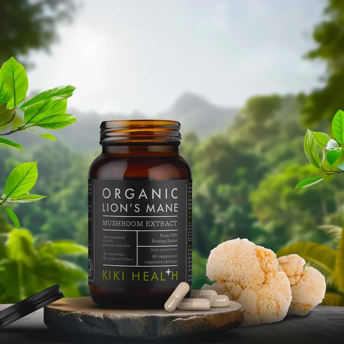 Lion's mane mushroom is known to support healthy brain function, nerve health, memory and cognitive performance. Our full-spectrum extract contains al