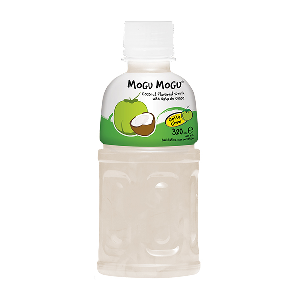 Mogu Mogu Nata De Coco Drink Coconut Flavour 320ML 椰果饮料--原味