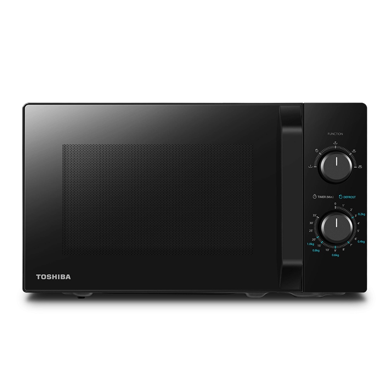 Toshiba Magnetron 20L Mechanische Bediening 800W 5 Vermogensniveaus Zwart MW2-MM20PF(BK)