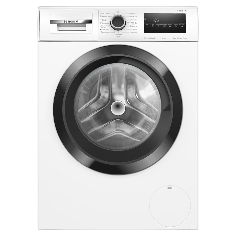 Bosch Serie 4 - Lave-linge Hublot - 8 kg 1400 tr/min Blanc