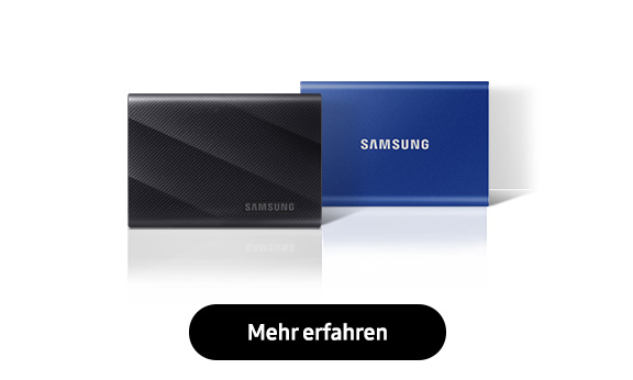 Portable SSDs von Samsung können große Datenmengen speichern und mit unglaublichen Übertragungsgeschwindigkeiten arbeiten.