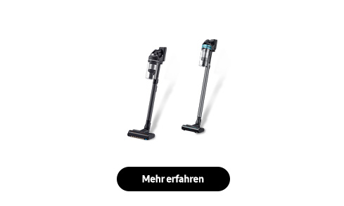 Die Akku-Handstaubsauger der Samsung Jet™ -Serie überzeugen dank ihrer leistungsstarken Digital Inverter Motoren mit einer beeindruckenden Saugkraft¹.