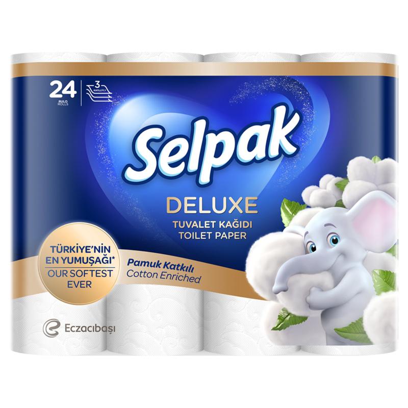 Selpak Papier toilette Selpak 24 rouleaux de luxe