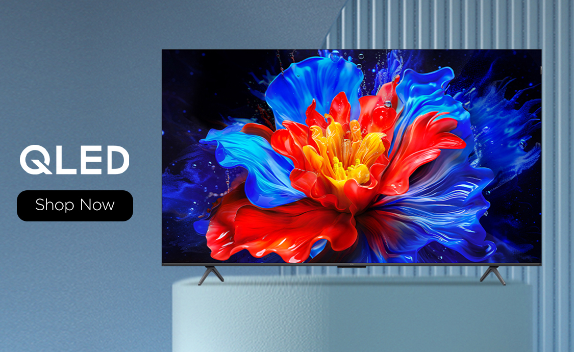 Latest QLED tech delivers lifelike picture quality, vivid colours, striking contrast, and over a billion shades for a stunning viewing experience.