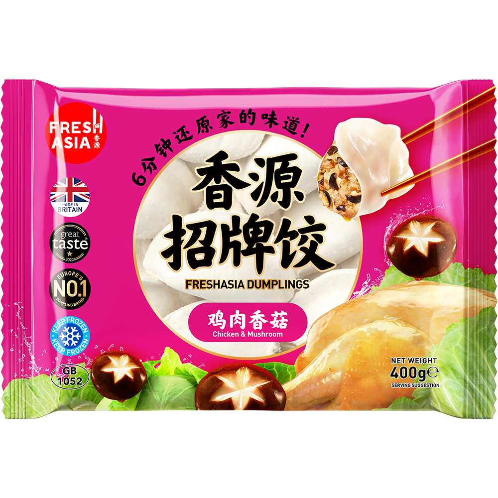 FRESHASIA Chicken & Mushroom Dumplings 400g/pack