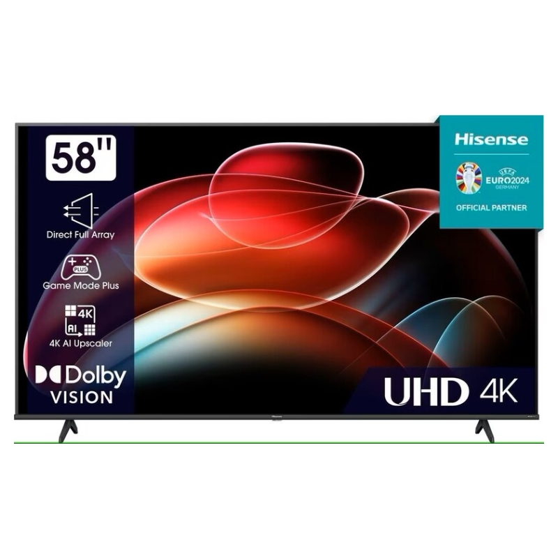Hisense 58A6K 58" 4K Ultra HD UHD VIDAA Smart TV  Wi-Fi  Black 58inch