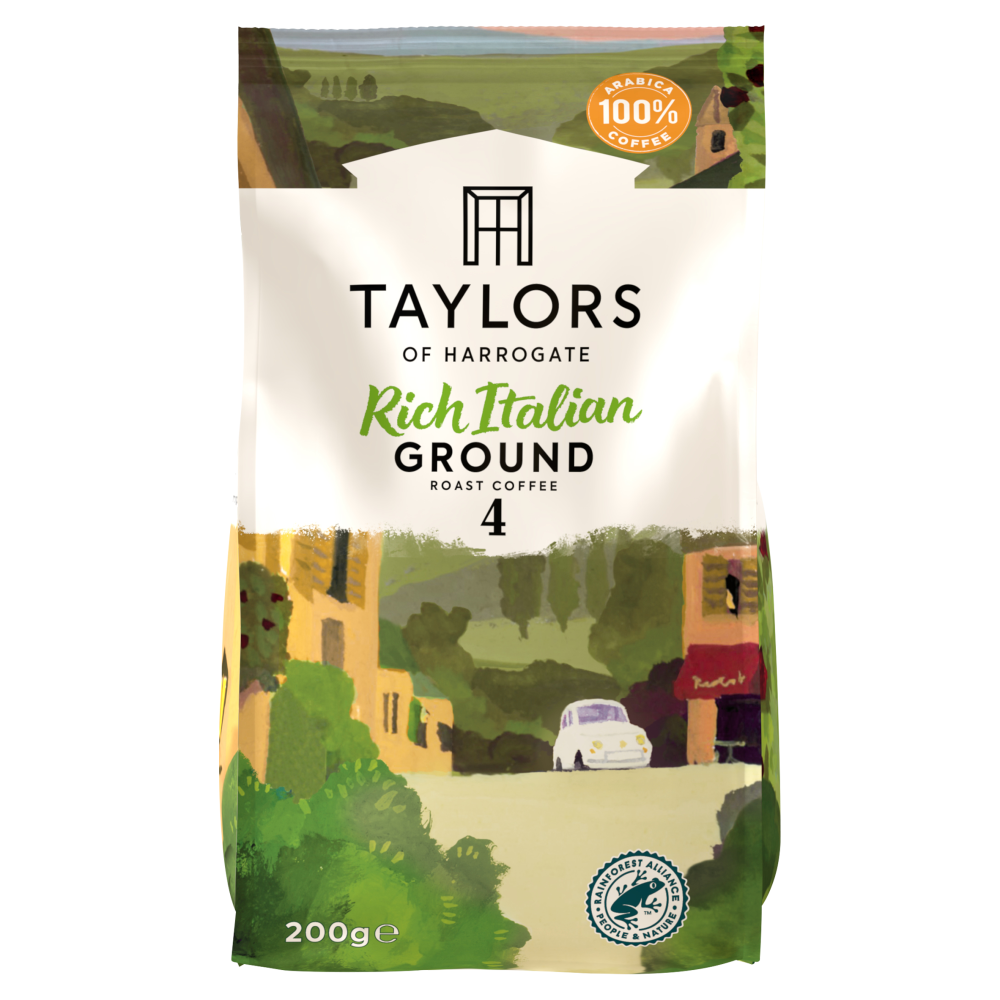 Taylors Of Harrogate Rich Italian ground Roast Coffee 200g