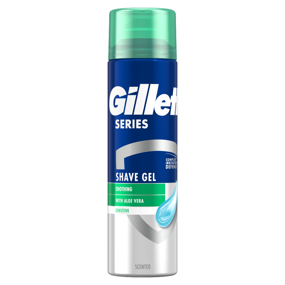 Gillette Series 3x Action Gel à Raser Peaux Sensibles 200ml