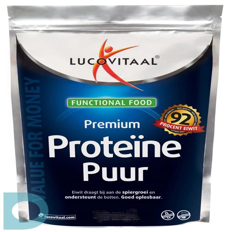 Lucovitaal Premium Pure Protein Powder 92% Protein Muscle Growth Easy Mix 500g