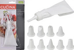 Dekorierdüse, Backwerkzeug, Backset, Hausgemachter Kuchen, Keks, Spritzcreme-Kuchen, Dekorierdüse, Dekorierwerkzeug, 10er-Pack