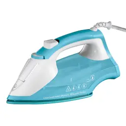 Russell Hobbs Light & Easy Brights Steam Iron – 2400W Power, Ceramic Soleplate, Fast Heat-Up  –  Stylish Aqua Blue Design, 26482