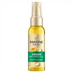 Pantene Pro-V Smooth & Sleek Argan Infused Hair Oil for Frizzy, Dull Hair 100ml 