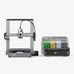 Creality Hi Combo 3D Printer, Up to 500mm/s Fast Printing Speed, 16-Color Printing via CFS System (1 CFS Included), Auto Calibration & 95% Pre-Assembled, 260×260×300mm Build Volume, ≤48dB Quiet