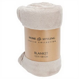 Fleece-Decke 125x150cm Grau