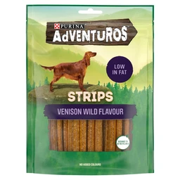 [December 2025 Expiry Date] Adventuros Strips Venison Wild Flavour 90g