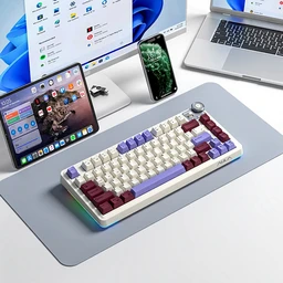 AULA AU75 Wireless Mechanical Keyboard - Star Vector Switch - Beige