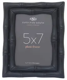 Interiors by Premier Photo Frame Hiba Bamboo Black 5x7"